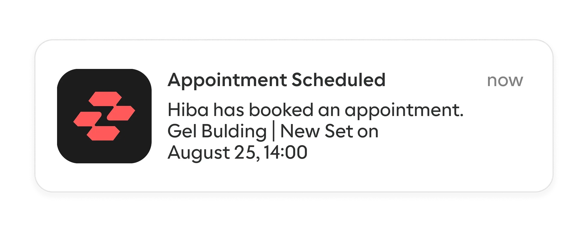 Automated appointment notifications