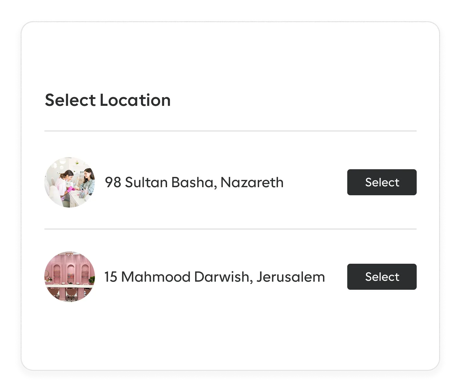 Multi-location calendar management